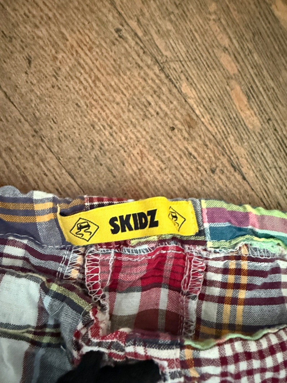 Skids Patchwork Drawstring Pants In Multicolor One Sz - Picture 2 of 8